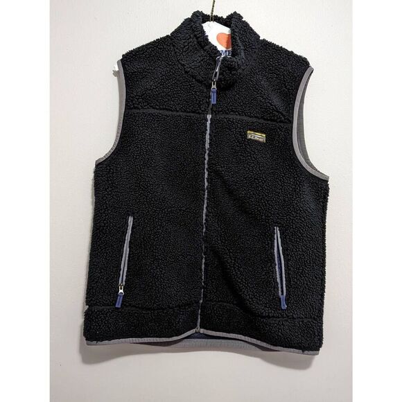 L.L Bean Mountain pile fleece vest size Large - Picture 1 of 6